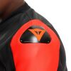 Dainese RACING 5 PERF letní sportovní kožená bunda černá/fluo-červená vel.52